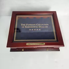 Ultimate Collection Of Eisenhower Dollars Display Box PCS Stamps and Coins Key