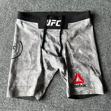 Reebok UFC Shorts Mens XL Fight Night Octagon Compression Grey