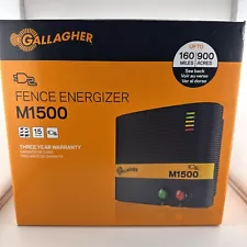 Gallagher M1500 Electric Fence Charger - G324514 - New!!