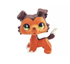 Littlest Pet Shop Doberman Cocker Spaniel Dog Green Eyes LPS Rare Authentic New