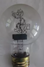 Vintage Reddy Kilowatt Aerolux Light Bulb Lamp-WORKS-6 inches tall