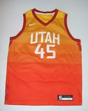 Nike Swingman Utah Jazz NBA Jersey Donovan Mitchell 45 City Edition Teen Men L