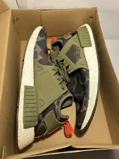 2016 Adidas NMD XR1 Men Size 12 Olive Green Camo Sneaker Shoes BA7232