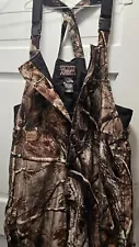 Sports Afield Men’s Size Large Tree Camo Hunting Work Bib Overall Made in USA