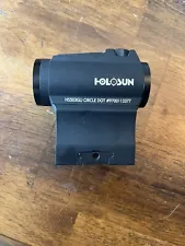 HOLOSUN HS503GU Circle Micro Red Dot Sight 2 MOA Dot 65 MOA Circle Black