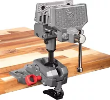 360° Swiveling Bench Vise, 5" Jaw Width for Cleaning, Maintenance, Woodworking