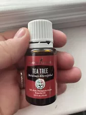 Young Living 15ml Tea Tree Essential Oil Brand Open Full Bottle