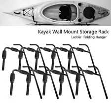 5 Pairs Kayak Storage Wall Mount Hanger Rack for Canoe Paddle Kayak Hanging Hook