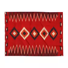 NAVAJO Indian GENUINE 1890s Child Blanket Reprint - Fleece Blanket 60" x 80"