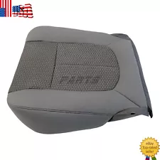 For 2011-2016 Ford F250 F350 XLT Driver Side Bottom Cloth Seat Cover Gray