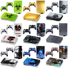 DIY Vinyl Sticker Decal Skin Set For Playstation 5 PS5 Disc Console & Controller