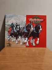 16" x 12.5" Anheuser-Busch Budweiser Clydesdales 2005 Tin Metal USA