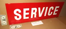 New ListingSERVICE -Double Sided Swinging Sign - OLD - ORIGINAL - VINTAGE -From Gas Station