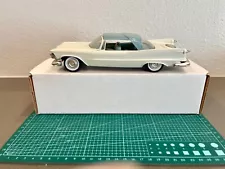 1958 CHRYSLER IMPERIAL HARDTOP ERMINE WHITE PROMO MODEL CAR by SMP