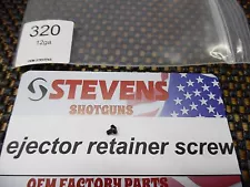 FOR STEVENS 320 OEM Factory New 20 ga EJECTOR RETAINER SCREW w/ FREE Shipping