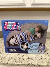 Happy Nappers Ozzy The Shark pillow sleeping bag for kids. Medium. NEW