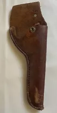 Vintage Leather Revolver Holster - 8”