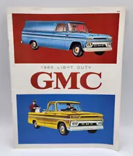 1965 GMC Light Duty Pickups C910 - C930 Panel Handi-Vans Suburban Sales Brochure