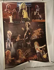 Led Zeppelin Vintage One Stop Posters Large ‘76 Poster Collage Fortune Zlozower