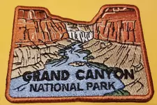 Grand Canyon National Park Service in Arizona Embroidered Patch approx 2.75x3.5"