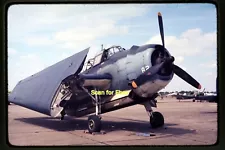 Commemorative Air Force TBM Avenger Aircraft in 1976, Ektachrome Slide aa 18-3b