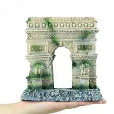 Aquarium Fish Tank Decor Resin Worn Ruins Old Roman Columns Arches Ornament