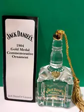 JACK DANIELS 1904 GOLD MEDAL ORNAMENT -- St. Louis Worlds Fair -- NEW in BOX COA