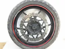 Front Wheel w Rotor and Tire for Kawasaki Ninja 250 2008 - 2012 K195