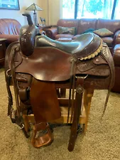 Jasper Haynes Ranch Cutter Saddle-15.5 in seat