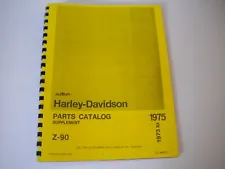 Harley-Davidson Aermacchi 1973-75 Z 90 Parts Manual-NEW