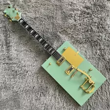 Bo Diddley Penguin Electric Guitar 6 String H-H Pickups Gold Hardware Solid Body