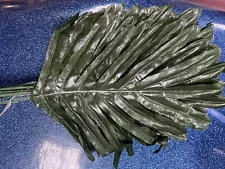 Silk palm leaf 13” green 12 pcs