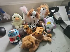 Lot of 12 Plush Animals Random Fun Lot **Cheap Price Great Items*