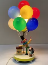 Vintage Dolly Toy Clown Balloon Vendor Nursery Lamp with Night Lite Working