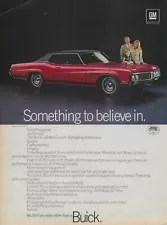 1970 Buick LeSabre Custom Ad Sport Coupe 350 445 Vintage Magazine Advertisement