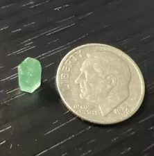 Emerald Rough Emerald Green Rough Loose Natural Gemstone. No Coin.