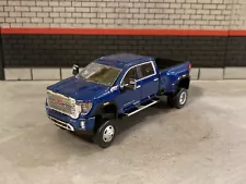 2022 GMC Sierra 3500 Dually Lifted 4x4 Truck 1/64 Diecast Custom Duramax Diesel