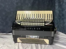 EXCELSIOR 911 Professional Accordion made in Italy working read Japan