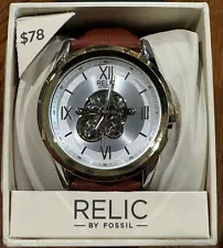 Fossil By Relic Watch Mens Automatic Skeleton Brand New Never Worn