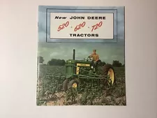 JOHN DEERE TRACTORS 520, 620, 720 SERIES 32 PAGES Sales Brochure REPRODUCTION