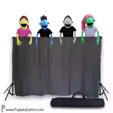 Classroom Puppet Stage | Professional Tripod Puppet Stage Theater with bag