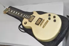 Orville Les Paul white x gold Electric Gutar Ref No.6399