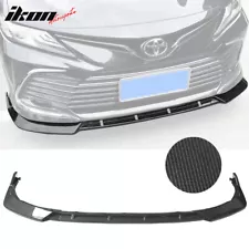 Clearance Sale For 21-24 Toyota Camry 3PCS Front Bumper Lip Carbon Fiber Print (For: Toyota Camry)