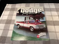 1978 Dodge pickup Truck Ram 16-page Original Dealer Sales Brochure Catalog D100