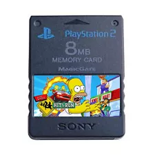 The Simpsons Hit & Run PS2 Official Memory Card Unlocked Completed Saves