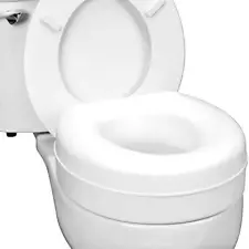 Elevated Toilet Seat Riser Handicap Tall Home Nursing Elderly Booster Elongated