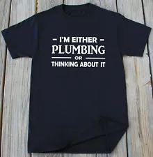 Funny Plumbing T-shirt Plumber Plumbing Lover Gift for Him Pipefitter Shirt Tee