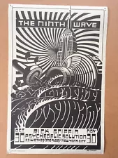 Rick Griffin Art Gallery Exhibit Poster Ninth Wave @ Psychedelic Solution NYC 86