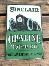 VINTAGE SINCLAIR GASOLINE DINO GASOLINE PUMP STATION GAS OIL SIGN