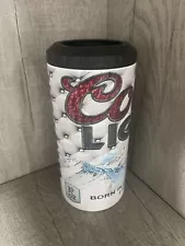 Can Cooler- 4 in 1 Graphic Tumbler- Coors Light Puffy